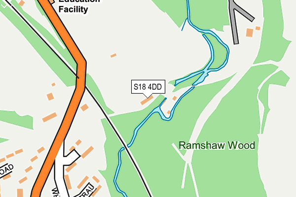 S18 4DD map - OS OpenMap – Local (Ordnance Survey) S18 4DD map - OS OpenMap – Local (Ordnance Survey)