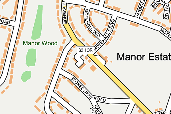 S2 1QR map - OS OpenMap – Local (Ordnance Survey) S2 1QR map - OS OpenMap – Local (Ordnance Survey)