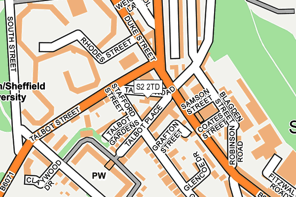S2 2TD map - OS OpenMap – Local (Ordnance Survey) S2 2TD map - OS OpenMap – Local (Ordnance Survey)