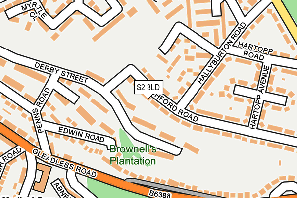 S2 3LD map - OS OpenMap – Local (Ordnance Survey) S2 3LD map - OS OpenMap – Local (Ordnance Survey)