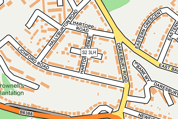 S2 3LH map - OS OpenMap – Local (Ordnance Survey) S2 3LH map - OS OpenMap – Local (Ordnance Survey)