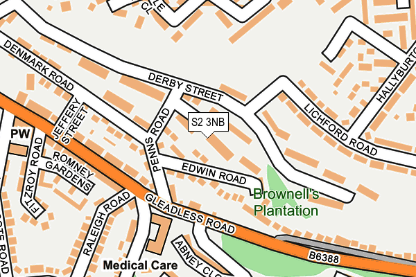 S2 3NB map - OS OpenMap – Local (Ordnance Survey) S2 3NB map - OS OpenMap – Local (Ordnance Survey)