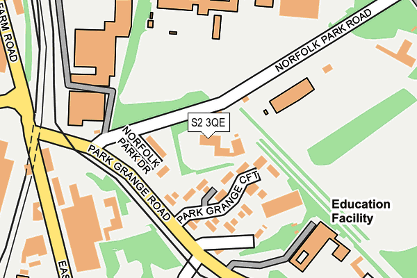 S2 3QE map - OS OpenMap – Local (Ordnance Survey) S2 3QE map - OS OpenMap – Local (Ordnance Survey)
