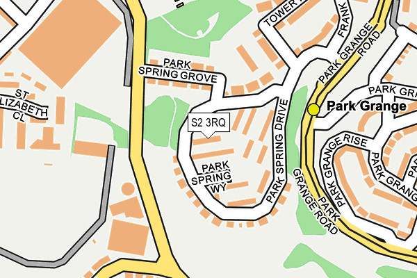 S2 3RQ map - OS OpenMap – Local (Ordnance Survey) S2 3RQ map - OS OpenMap – Local (Ordnance Survey)