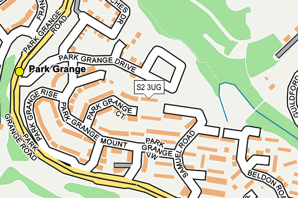 S2 3UG map - OS OpenMap – Local (Ordnance Survey) S2 3UG map - OS OpenMap – Local (Ordnance Survey)
