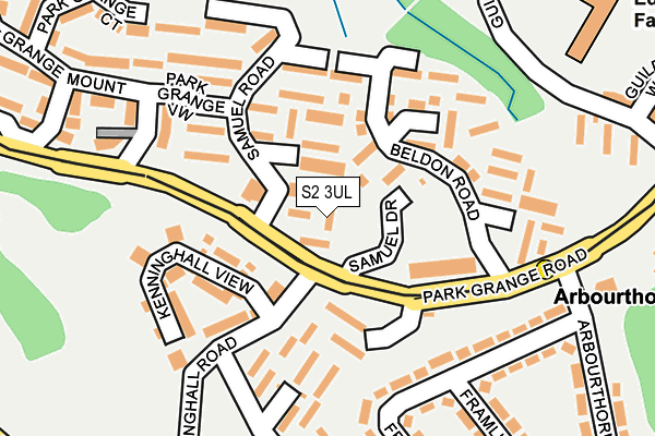 S2 3UL map - OS OpenMap – Local (Ordnance Survey) S2 3UL map - OS OpenMap – Local (Ordnance Survey)