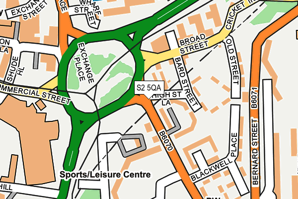 S2 5QA map - OS OpenMap – Local (Ordnance Survey) S2 5QA map - OS OpenMap – Local (Ordnance Survey)