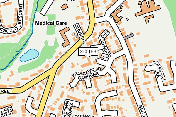 S20 1HB map - OS OpenMap – Local (Ordnance Survey) S20 1HB map - OS OpenMap – Local (Ordnance Survey)