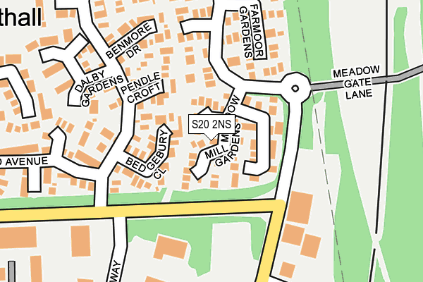 S20 2NS map - OS OpenMap – Local (Ordnance Survey) S20 2NS map - OS OpenMap – Local (Ordnance Survey)