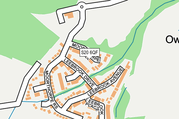 S20 6QF map - OS OpenMap – Local (Ordnance Survey) S20 6QF map - OS OpenMap – Local (Ordnance Survey)