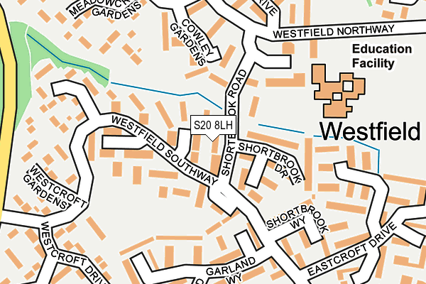 S20 8LH map - OS OpenMap – Local (Ordnance Survey) S20 8LH map - OS OpenMap – Local (Ordnance Survey)