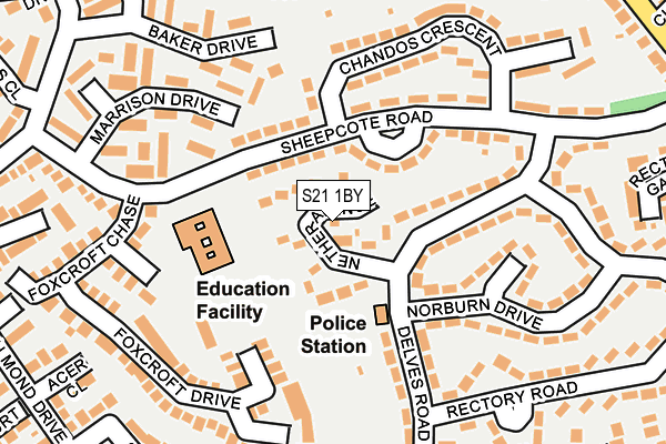 S21 1BY map - OS OpenMap – Local (Ordnance Survey) S21 1BY map - OS OpenMap – Local (Ordnance Survey)