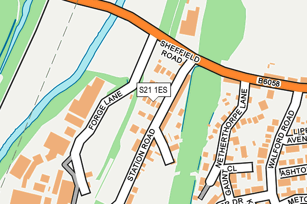 S21 1ES map - OS OpenMap – Local (Ordnance Survey) S21 1ES map - OS OpenMap – Local (Ordnance Survey)
