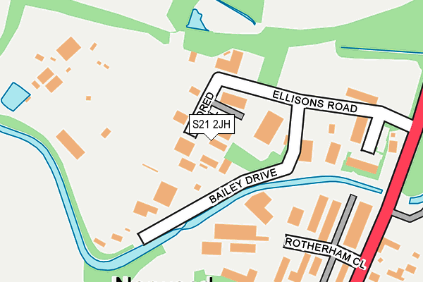 S21 2JH map - OS OpenMap – Local (Ordnance Survey) S21 2JH map - OS OpenMap – Local (Ordnance Survey)