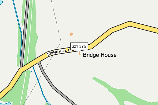 S21 3YG map - OS OpenMap – Local (Ordnance Survey) S21 3YG map - OS OpenMap – Local (Ordnance Survey)