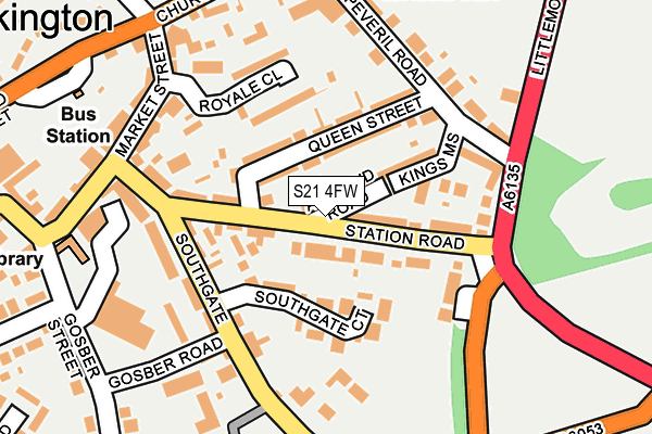 S21 4FW map - OS OpenMap – Local (Ordnance Survey) S21 4FW map - OS OpenMap – Local (Ordnance Survey)
