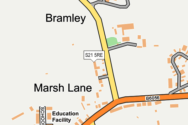 S21 5RE map - OS OpenMap – Local (Ordnance Survey) S21 5RE map - OS OpenMap – Local (Ordnance Survey)