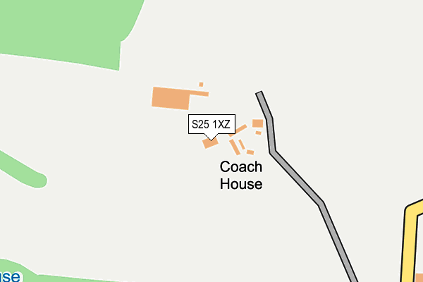 S25 1XZ map - OS OpenMap – Local (Ordnance Survey) S25 1XZ map - OS OpenMap – Local (Ordnance Survey)