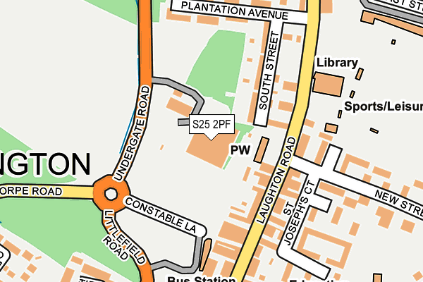 S25 2PF map - OS OpenMap – Local (Ordnance Survey) S25 2PF map - OS OpenMap – Local (Ordnance Survey)