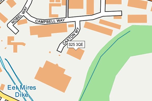 S25 3QE map - OS OpenMap – Local (Ordnance Survey) S25 3QE map - OS OpenMap – Local (Ordnance Survey)
