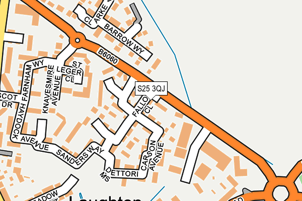 S25 3QJ map - OS OpenMap – Local (Ordnance Survey) S25 3QJ map - OS OpenMap – Local (Ordnance Survey)