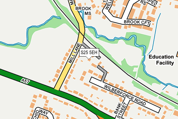 S25 5EH map - OS OpenMap – Local (Ordnance Survey) S25 5EH map - OS OpenMap – Local (Ordnance Survey)