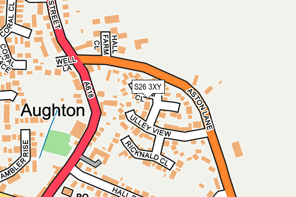 S26 3XY map - OS OpenMap – Local (Ordnance Survey) S26 3XY map - OS OpenMap – Local (Ordnance Survey)