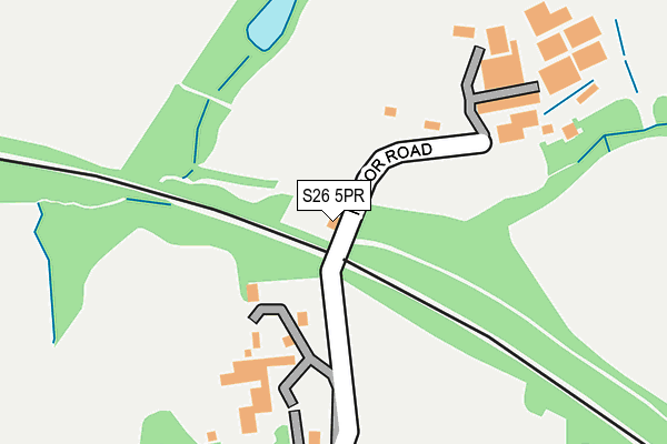 S26 5PR map - OS OpenMap – Local (Ordnance Survey) S26 5PR map - OS OpenMap – Local (Ordnance Survey)