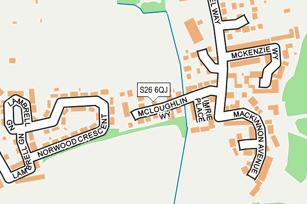 S26 6QJ map - OS OpenMap – Local (Ordnance Survey) S26 6QJ map - OS OpenMap – Local (Ordnance Survey)