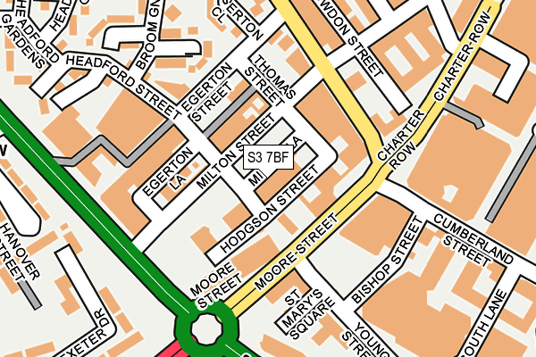 S3 7BF map - OS OpenMap – Local (Ordnance Survey) S3 7BF map - OS OpenMap – Local (Ordnance Survey)