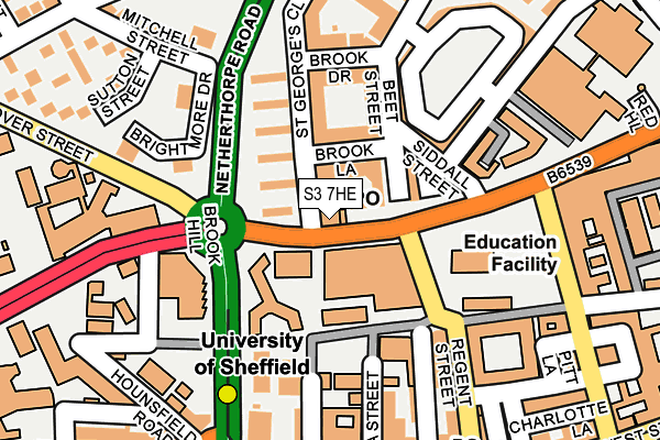 S3 7HE map - OS OpenMap – Local (Ordnance Survey) S3 7HE map - OS OpenMap – Local (Ordnance Survey)