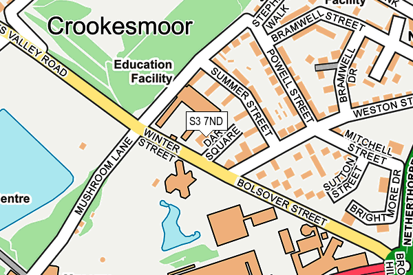 S3 7ND map - OS OpenMap – Local (Ordnance Survey) S3 7ND map - OS OpenMap – Local (Ordnance Survey)