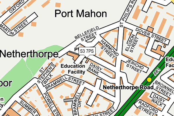 S3 7PS map - OS OpenMap – Local (Ordnance Survey) S3 7PS map - OS OpenMap – Local (Ordnance Survey)