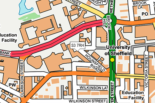 S3 7RH map - OS OpenMap – Local (Ordnance Survey) S3 7RH map - OS OpenMap – Local (Ordnance Survey)