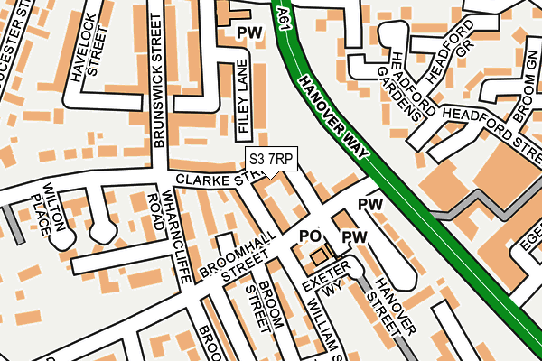 S3 7RP map - OS OpenMap – Local (Ordnance Survey) S3 7RP map - OS OpenMap – Local (Ordnance Survey)