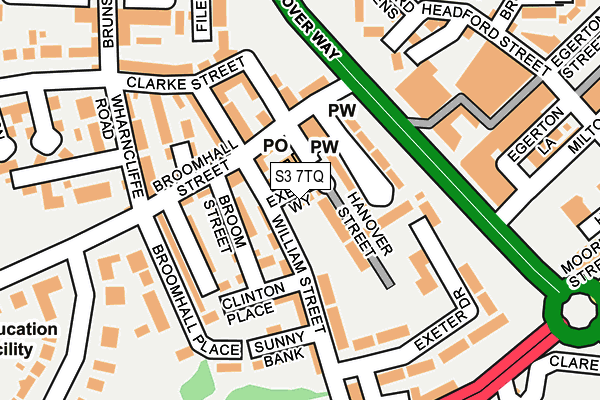 S3 7TQ map - OS OpenMap – Local (Ordnance Survey) S3 7TQ map - OS OpenMap – Local (Ordnance Survey)