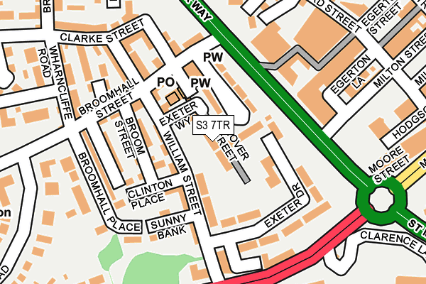 S3 7TR map - OS OpenMap – Local (Ordnance Survey) S3 7TR map - OS OpenMap – Local (Ordnance Survey)