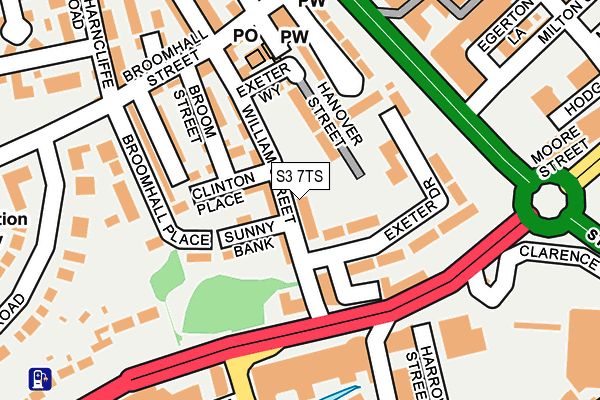 S3 7TS map - OS OpenMap – Local (Ordnance Survey) S3 7TS map - OS OpenMap – Local (Ordnance Survey)