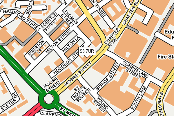 S3 7UR map - OS OpenMap – Local (Ordnance Survey) S3 7UR map - OS OpenMap – Local (Ordnance Survey)