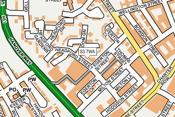 S3 7WA map - OS OpenMap – Local (Ordnance Survey) S3 7WA map - OS OpenMap – Local (Ordnance Survey)