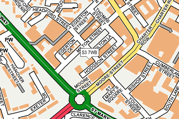 S3 7WB map - OS OpenMap – Local (Ordnance Survey) S3 7WB map - OS OpenMap – Local (Ordnance Survey)