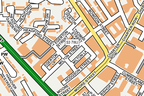 S3 7WJ map - OS OpenMap – Local (Ordnance Survey) S3 7WJ map - OS OpenMap – Local (Ordnance Survey)