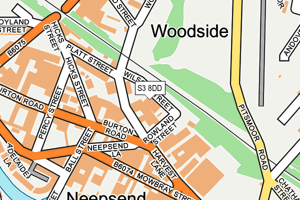 S3 8DD map - OS OpenMap – Local (Ordnance Survey) S3 8DD map - OS OpenMap – Local (Ordnance Survey)
