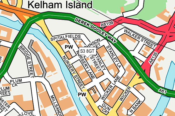 S3 8GT map - OS OpenMap – Local (Ordnance Survey) S3 8GT map - OS OpenMap – Local (Ordnance Survey)