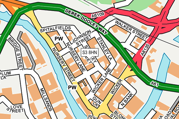 S3 8HN map - OS OpenMap – Local (Ordnance Survey) S3 8HN map - OS OpenMap – Local (Ordnance Survey)