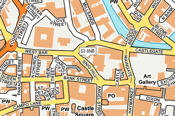 S3 8NB map - OS OpenMap – Local (Ordnance Survey) S3 8NB map - OS OpenMap – Local (Ordnance Survey)