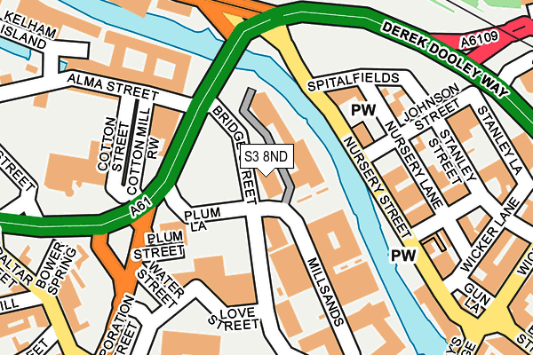 S3 8ND map - OS OpenMap – Local (Ordnance Survey) S3 8ND map - OS OpenMap – Local (Ordnance Survey)