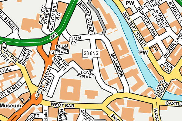 S3 8NS map - OS OpenMap – Local (Ordnance Survey) S3 8NS map - OS OpenMap – Local (Ordnance Survey)