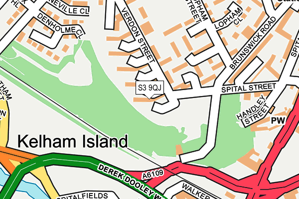 S3 9QJ map - OS OpenMap – Local (Ordnance Survey) S3 9QJ map - OS OpenMap – Local (Ordnance Survey)