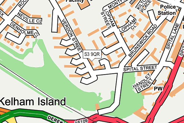 S3 9QR map - OS OpenMap – Local (Ordnance Survey) S3 9QR map - OS OpenMap – Local (Ordnance Survey)